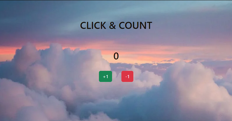 Counter React App - student project