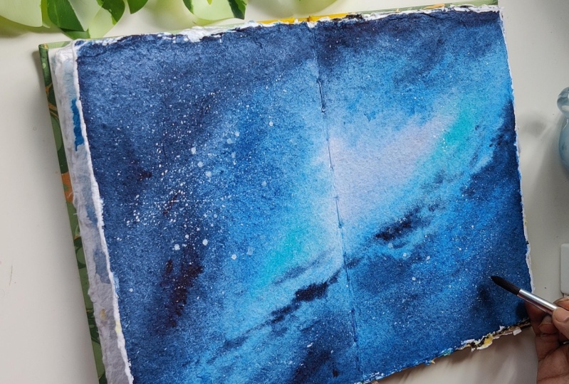 Watercolor sketchbook