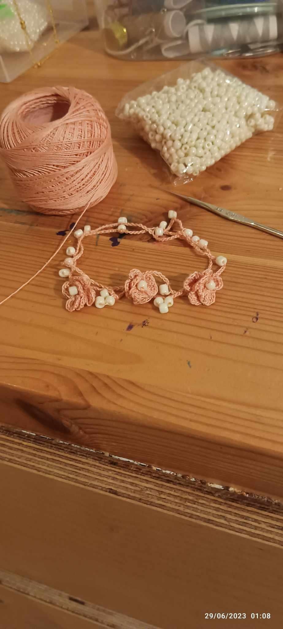 Flower bracelet - student project