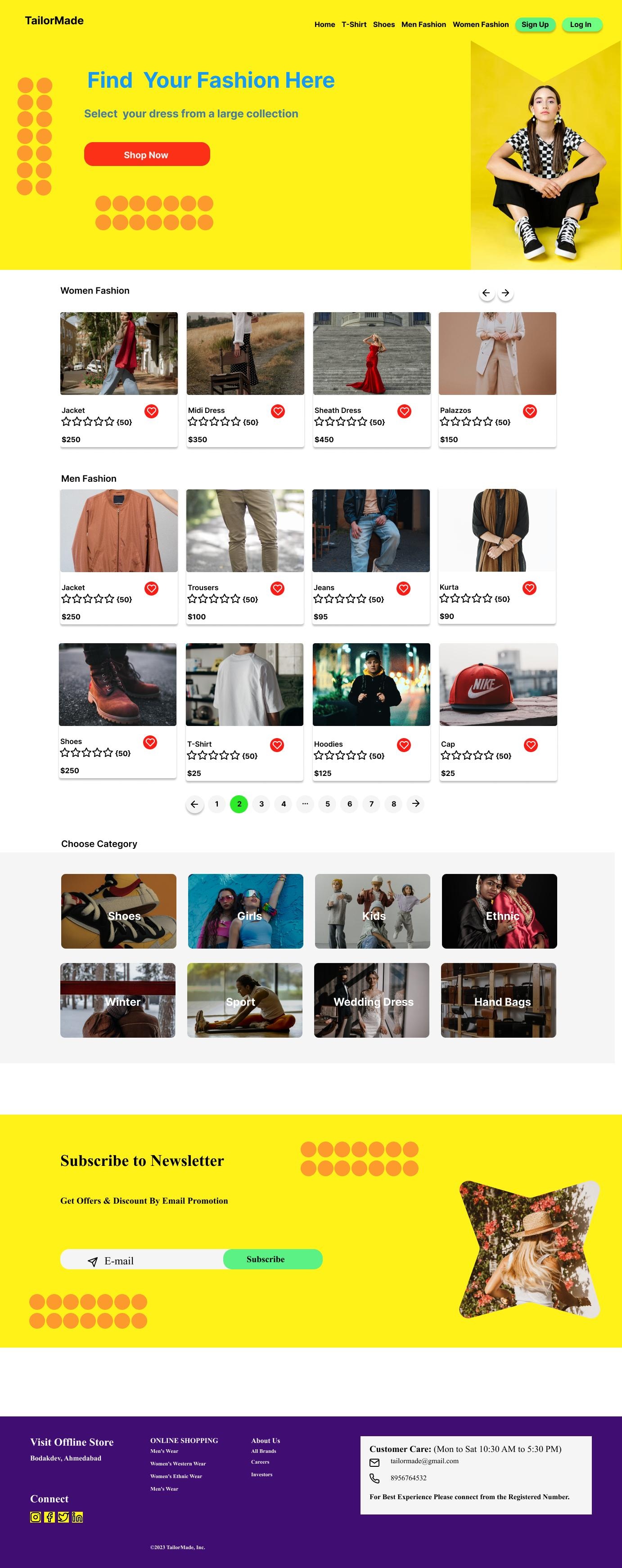 TailorMade - student project