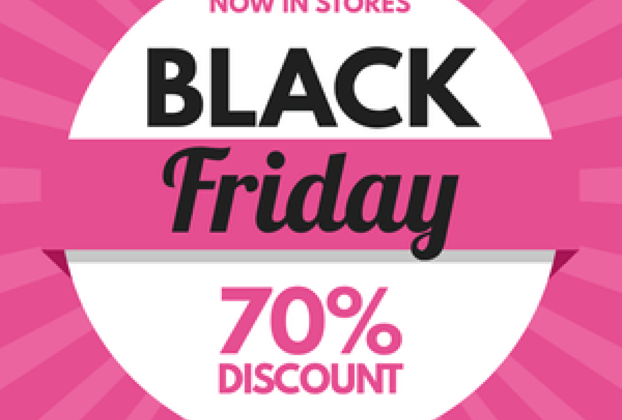 Black Friday Canva Poster Design - student project
