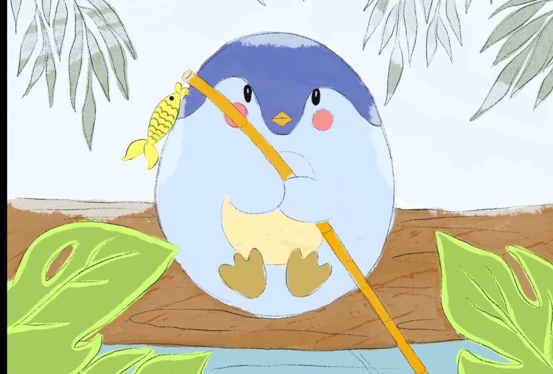 cute penguin