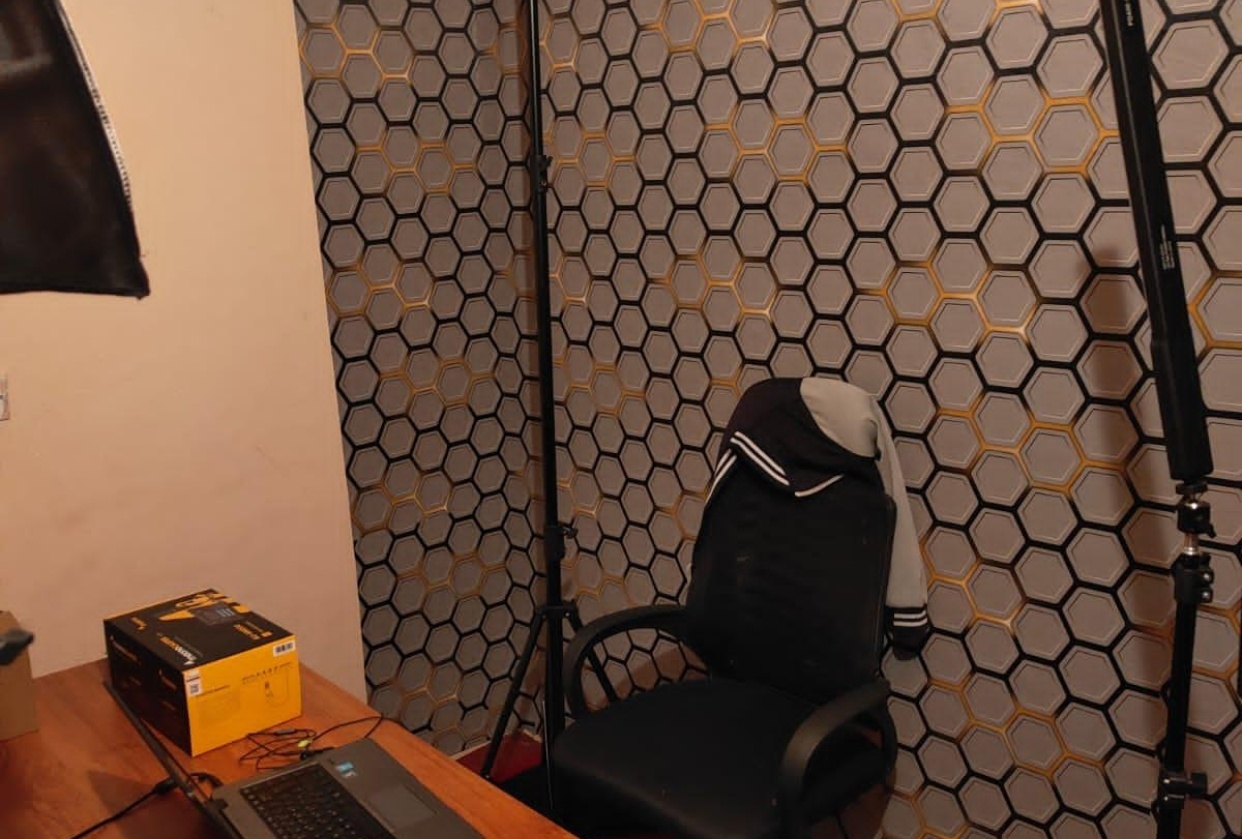 Studio set up - student project