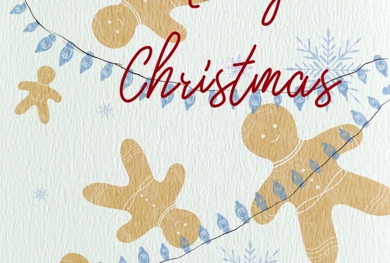 Gingerbread Christmas card