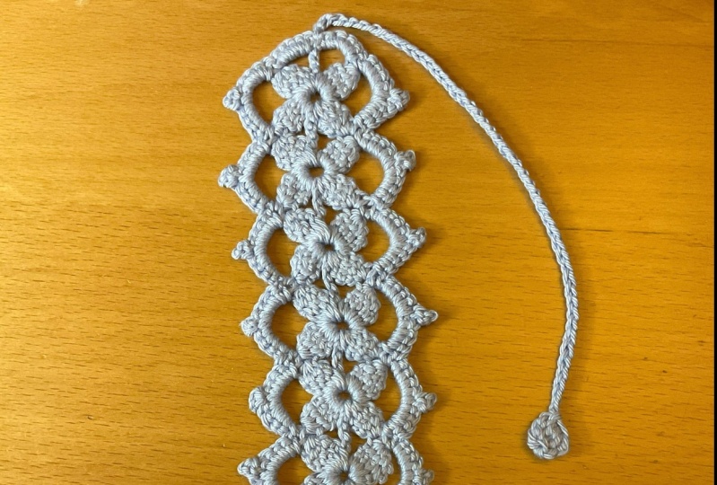Marque pages au crochet