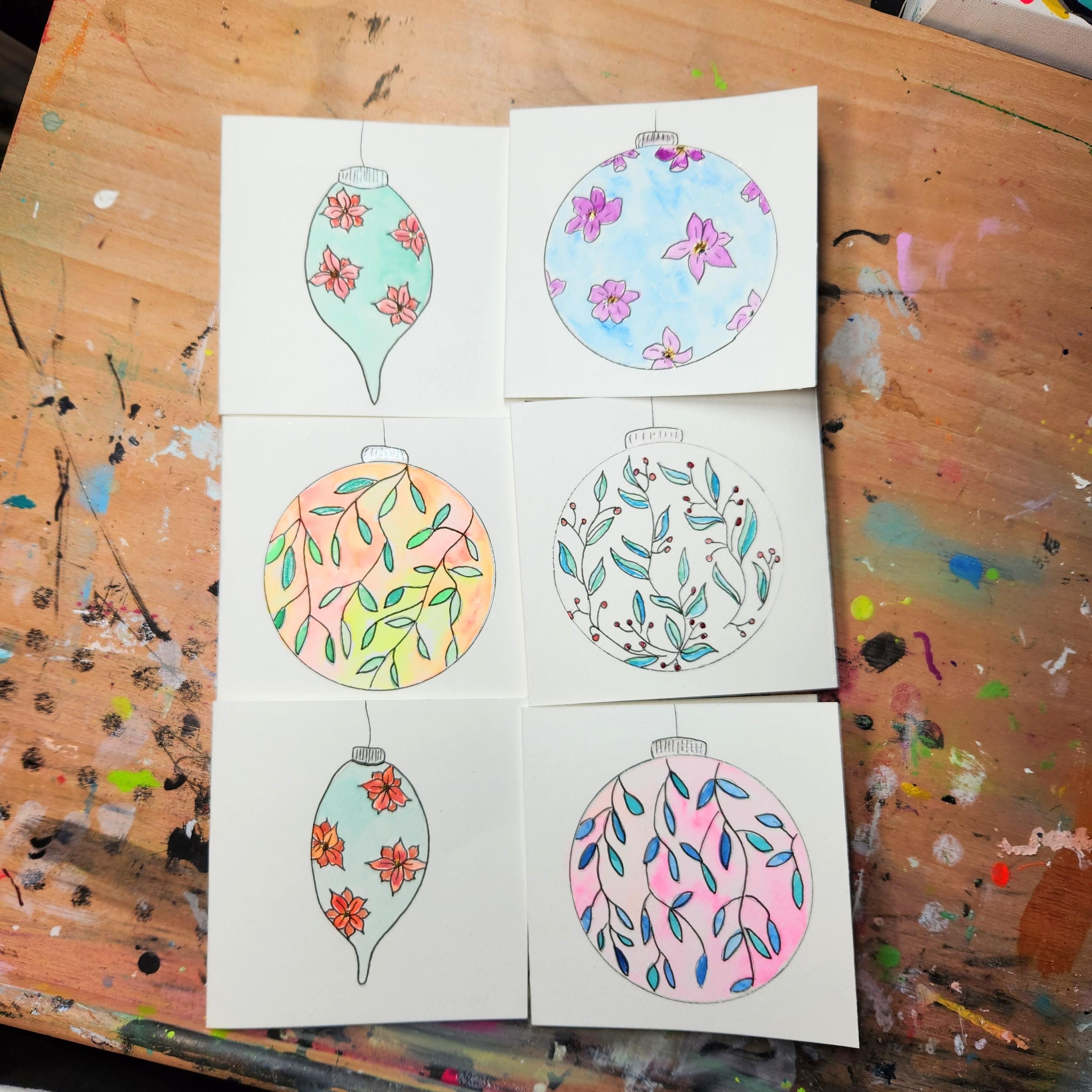 Ornament Cards - student project
