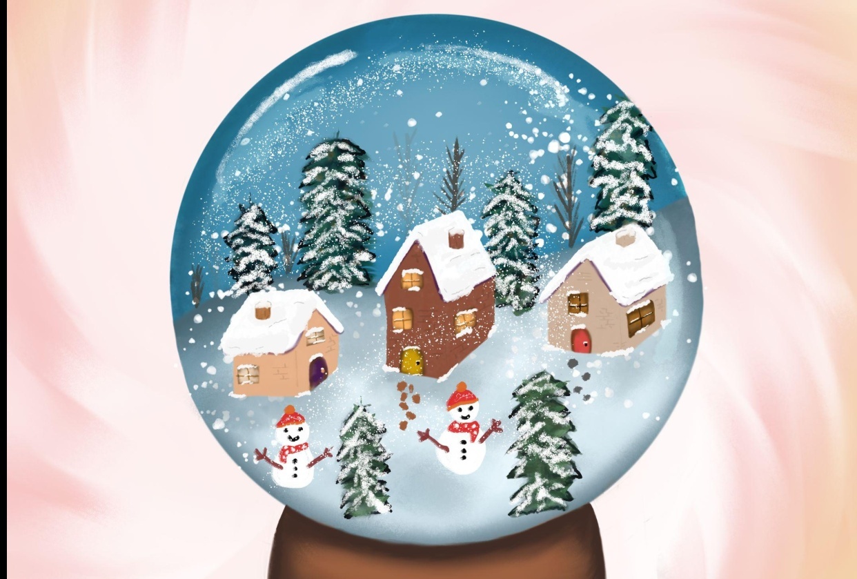 Christmas Snow Globe - student project
