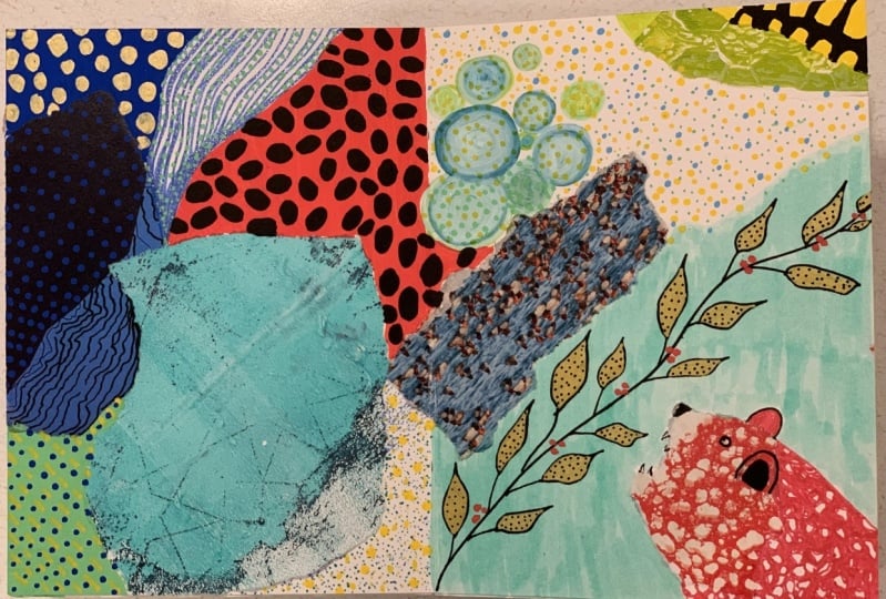 Mixed Media Collage Sketchbook