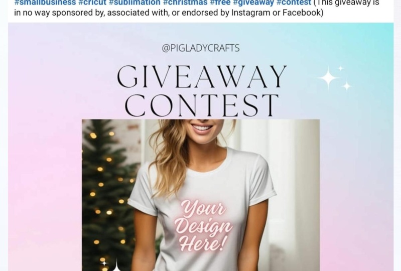Pig Lady Crafts Giveaway Contest