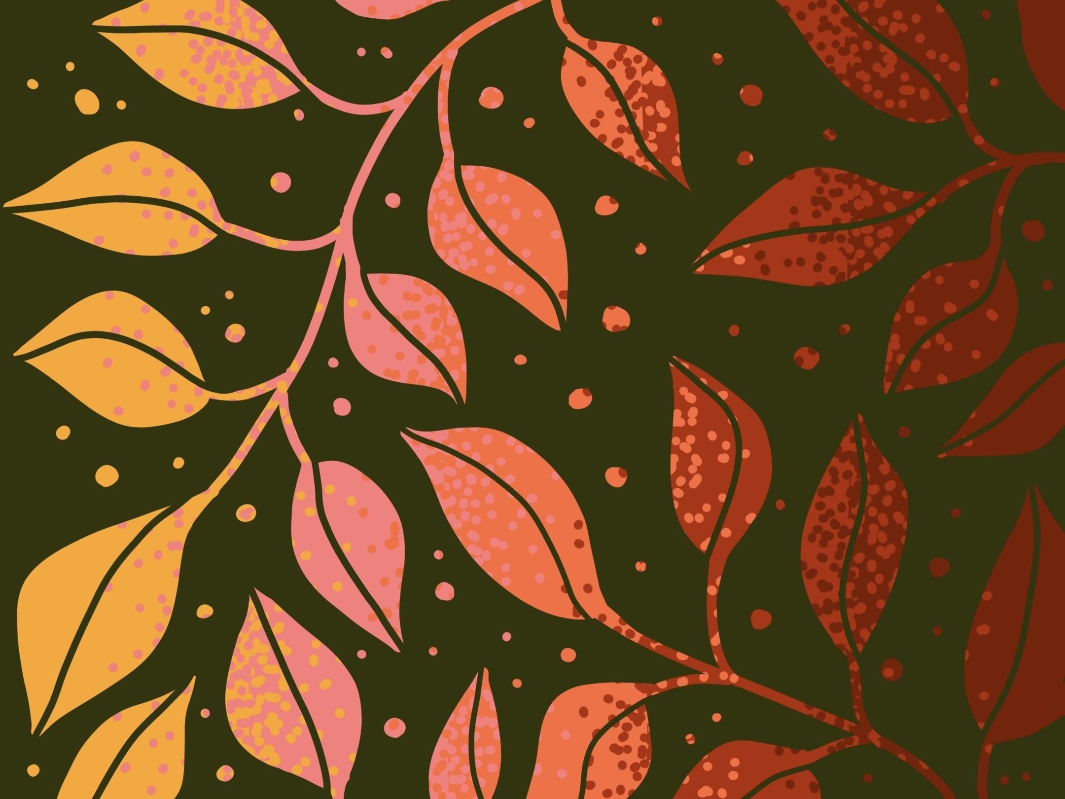 Dotted leaves - student project