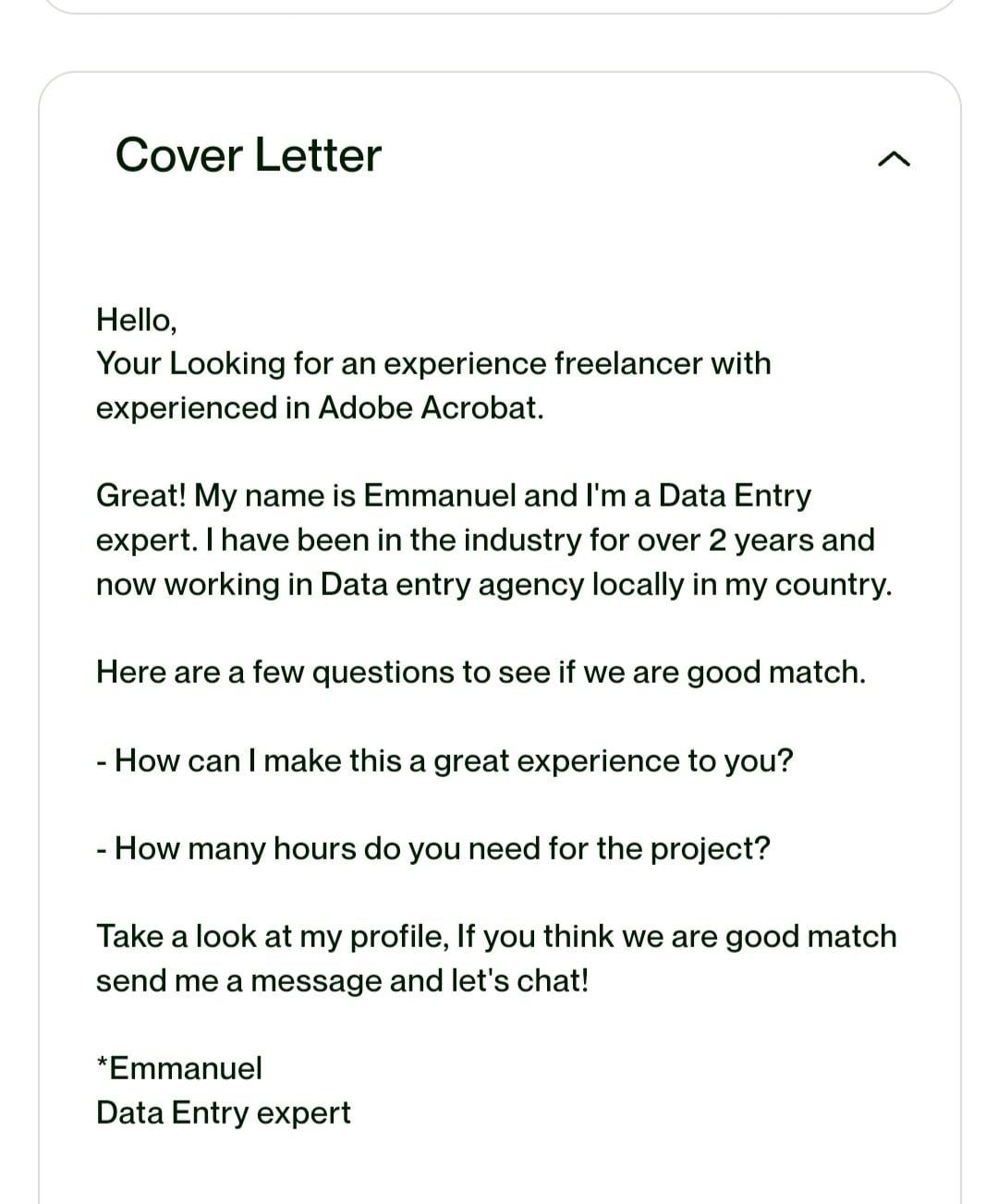 Fillable PDF form, PDF Adobe Acrobat - student project
