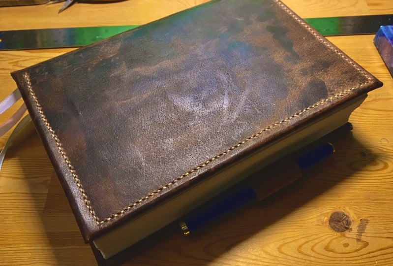 400 page Leather-bound Bullet Journal