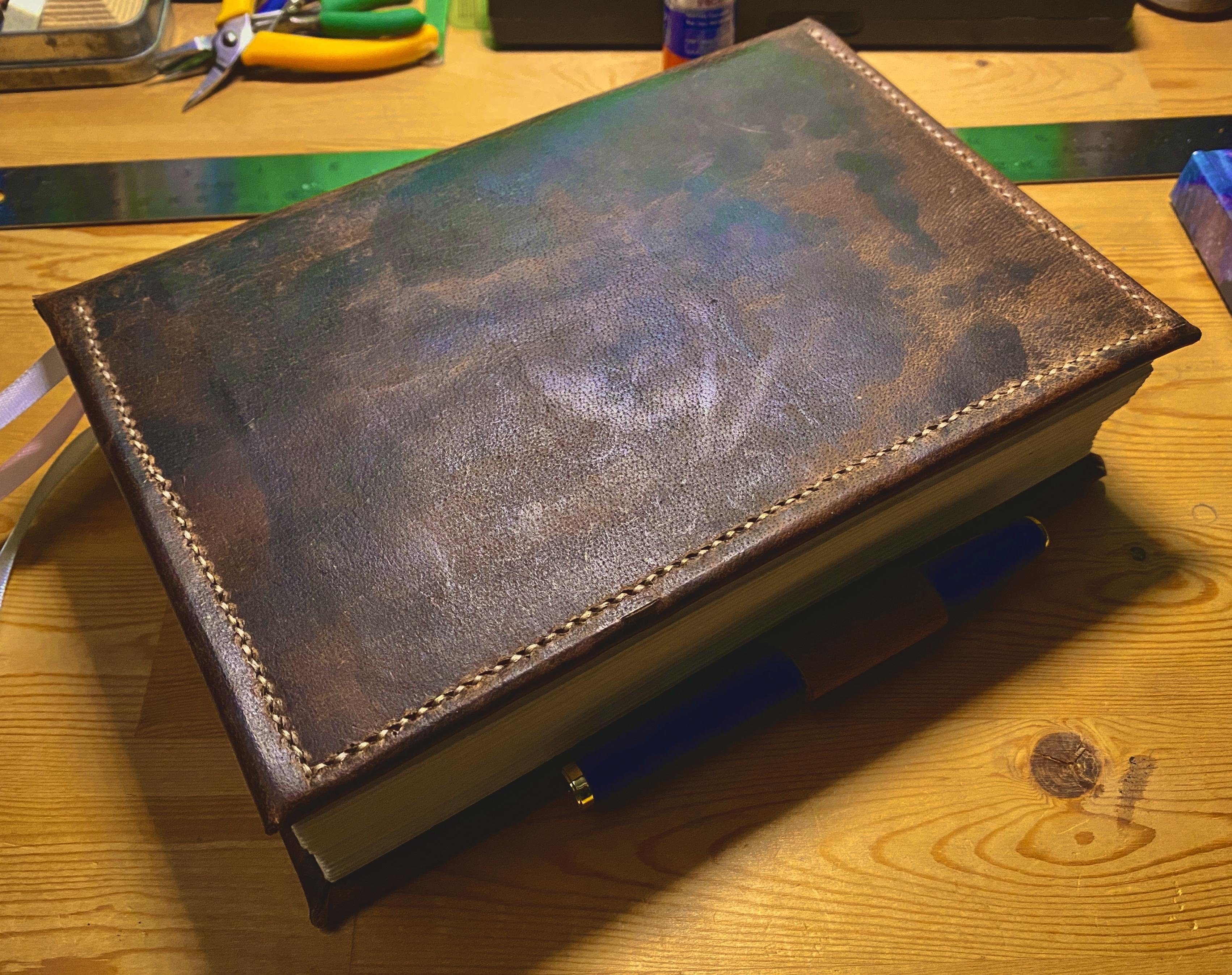 400 page Leather-bound Bullet Journal - student project