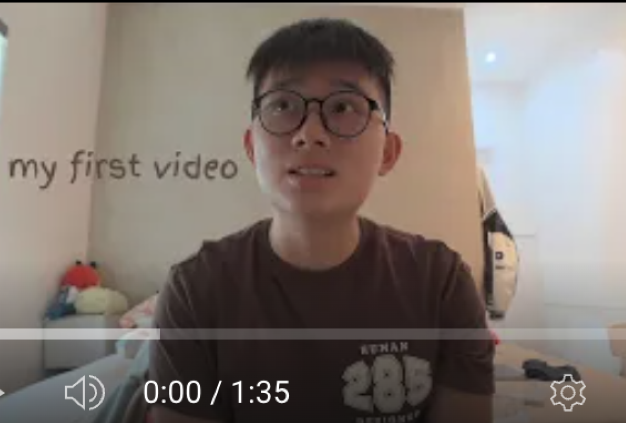 My intro Video