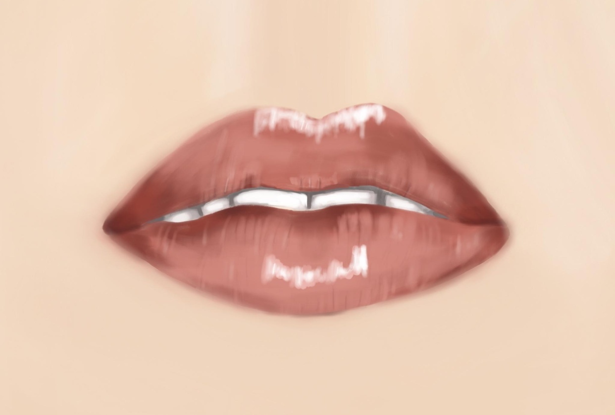 How to draw lips - student project