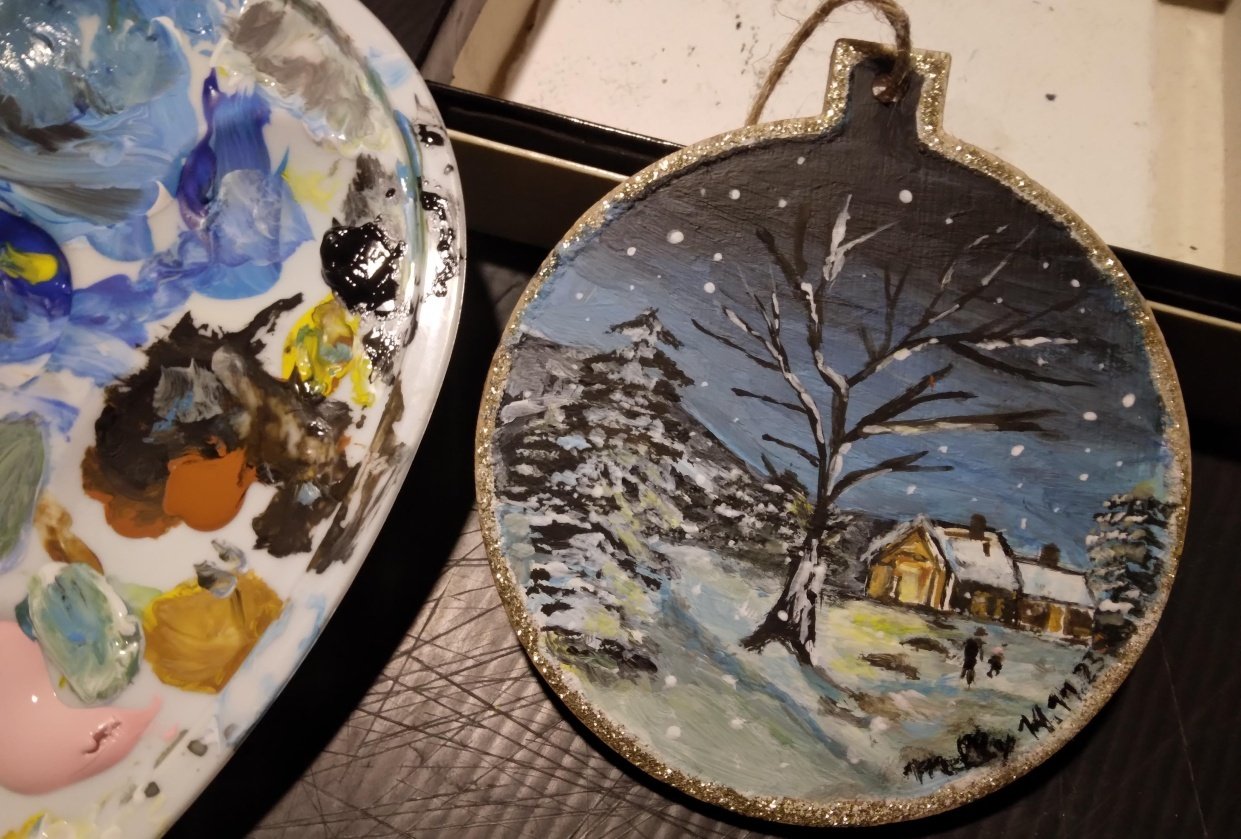 My little christmas decoration - student project