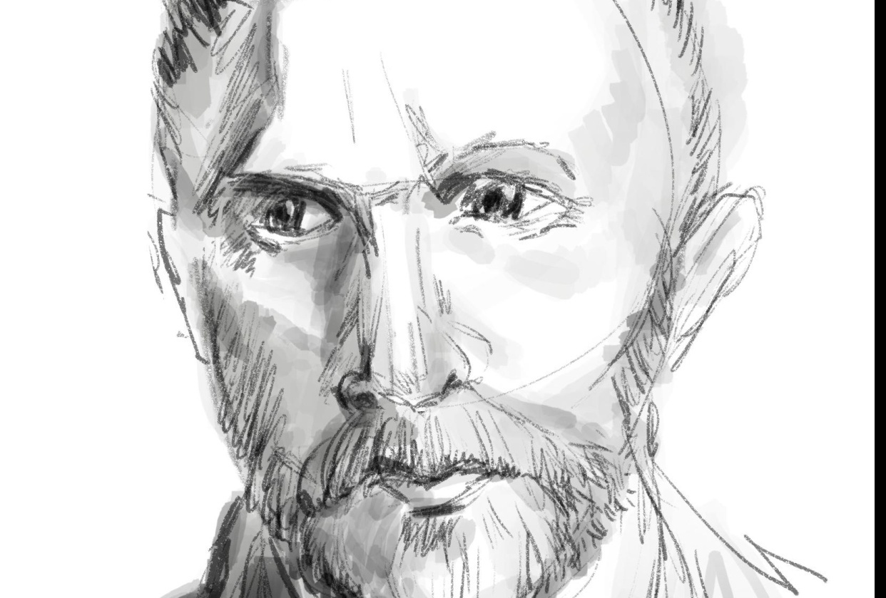Portrait sketch - student project