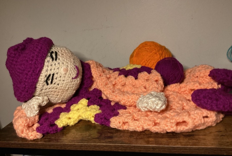 Granny square doll