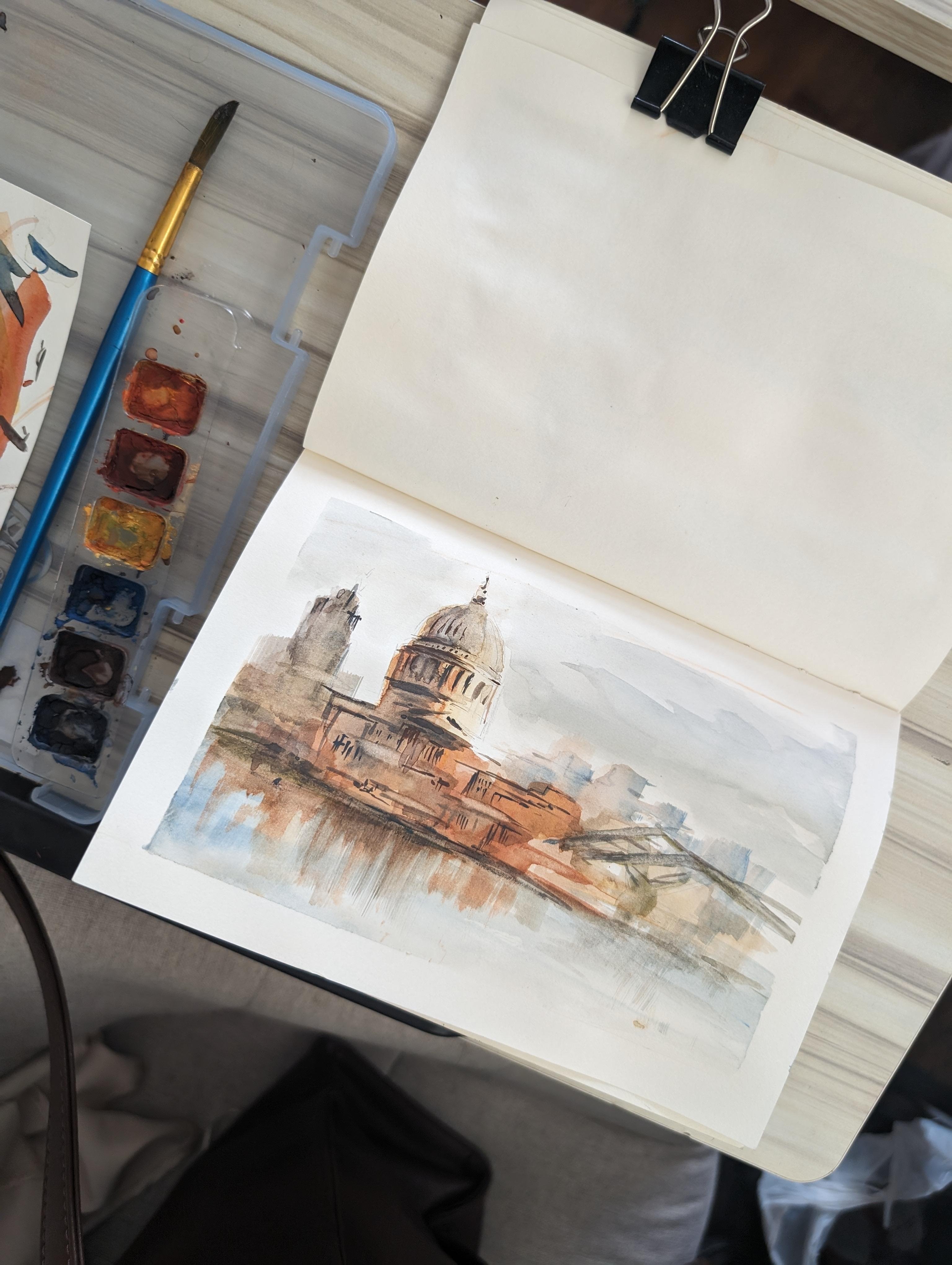 Based on St Paul's Reference Photo - student project