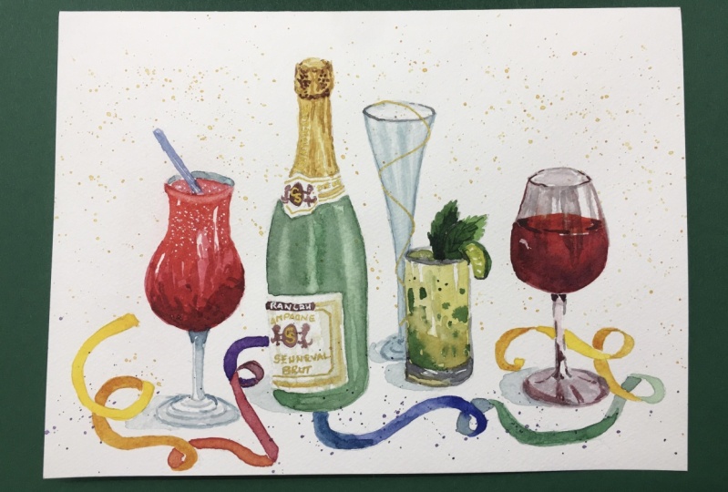 Drawing and Painting Beverages