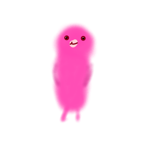 Weird-Pink-Llama-Type Herd Gallop Through The Sunset - student project