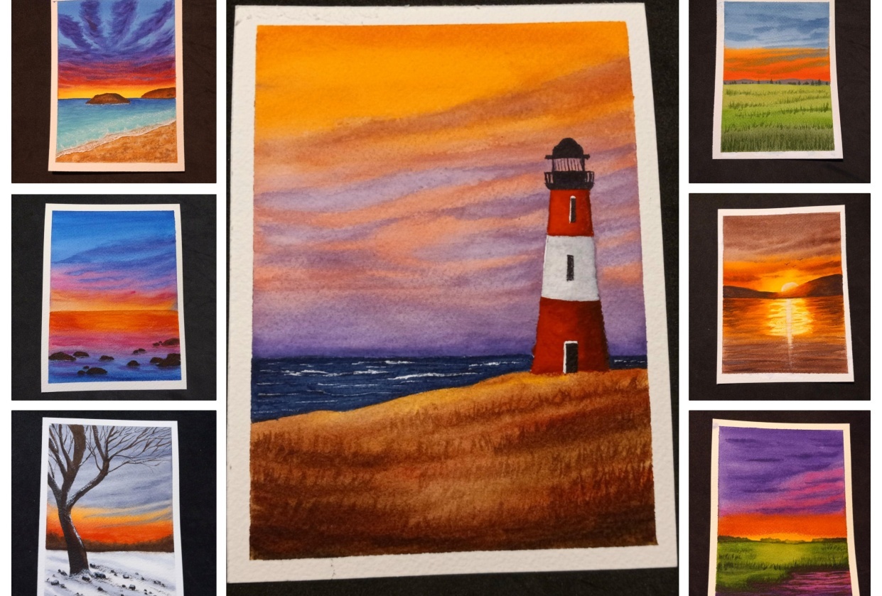 7 Days of Sunsets with Z - student project