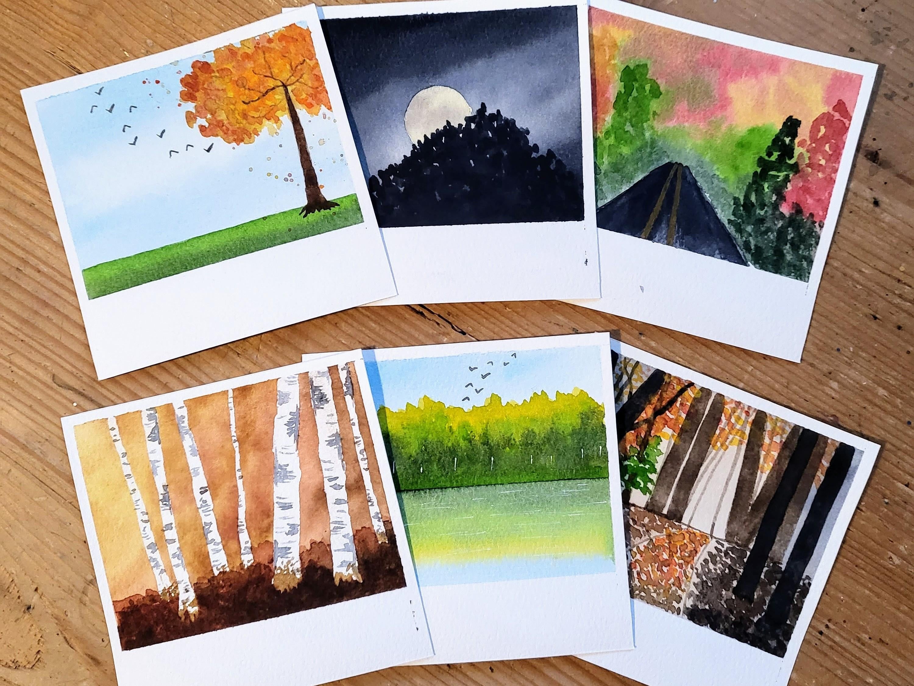 Autumn Polaroids - student project