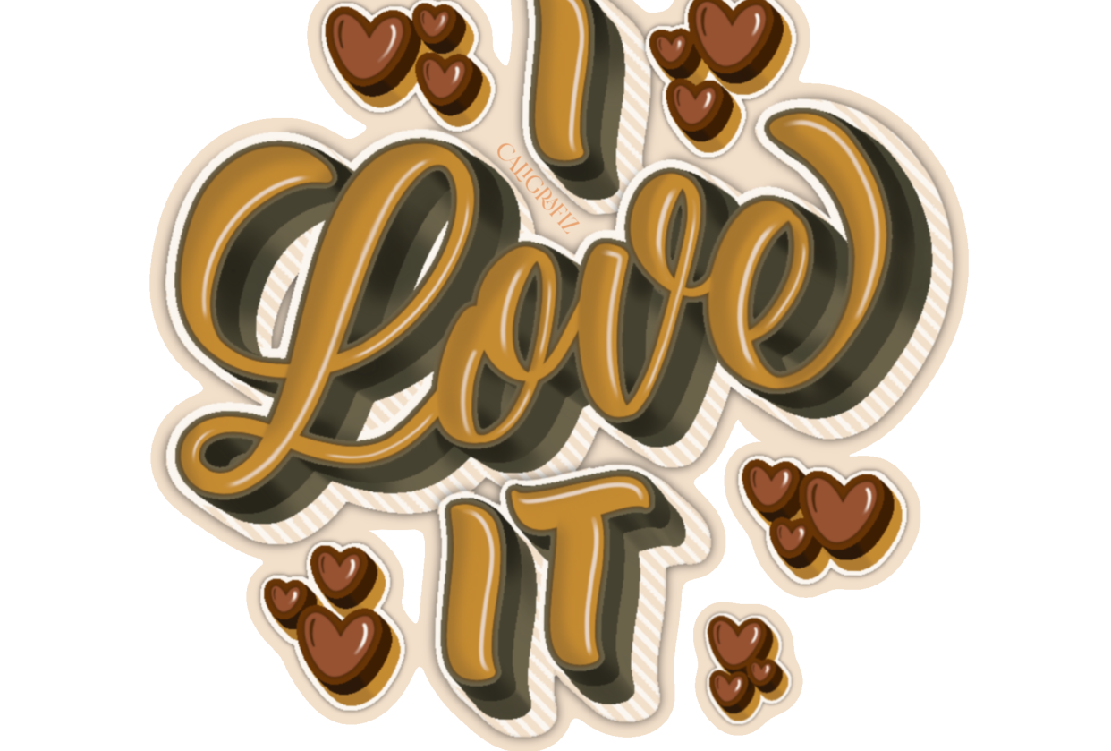 I love Sticker - student project