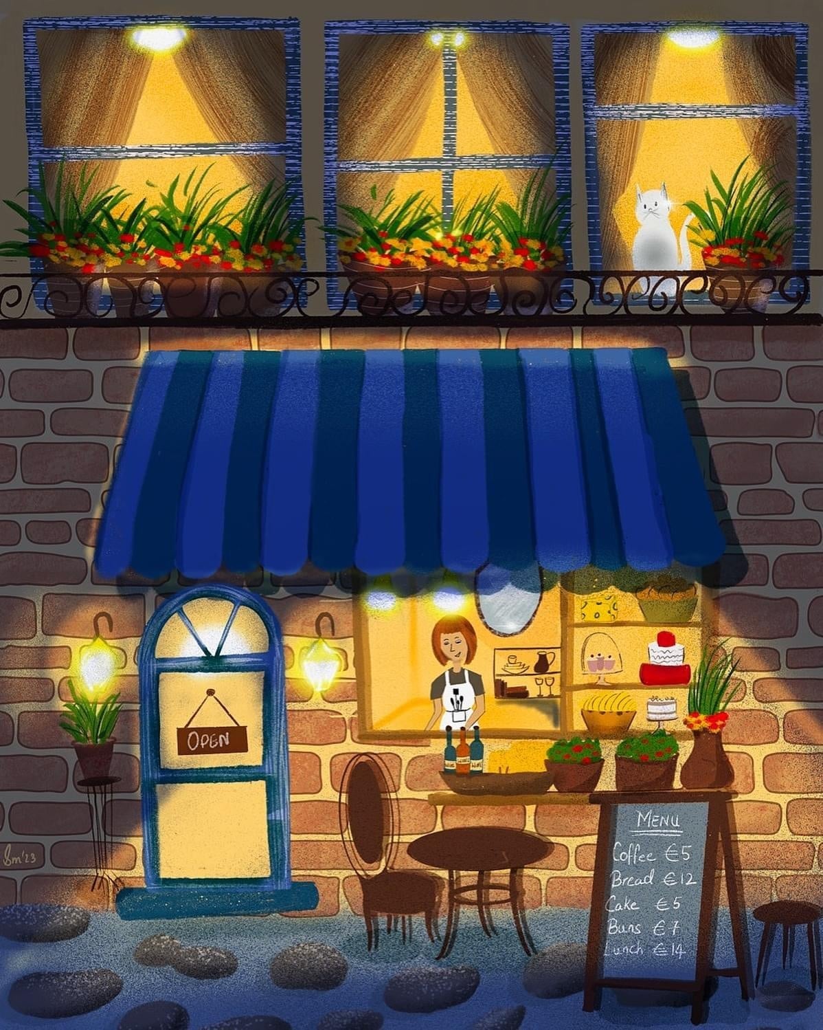 Paris cafe - student project