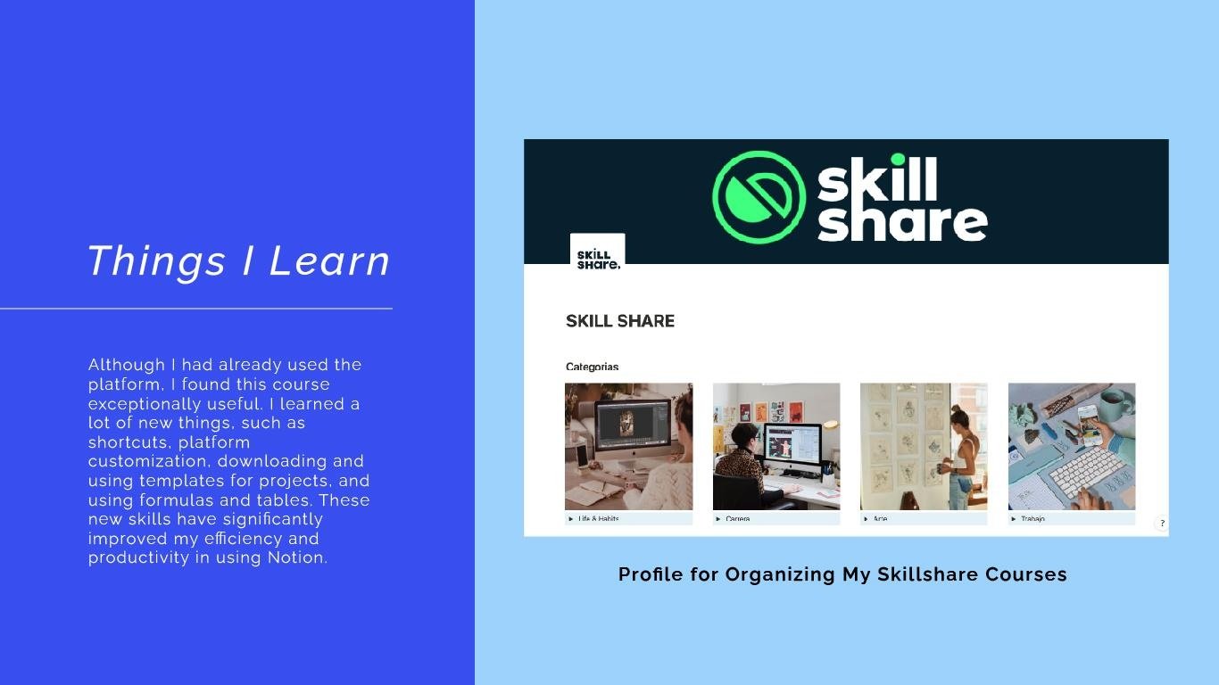 Skill Share window