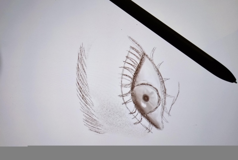 Drawing eyes