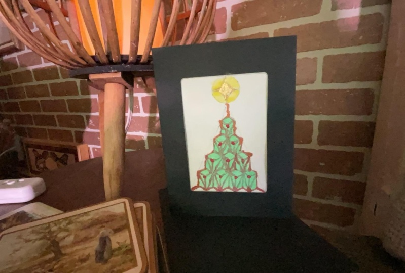 Xmas tree card