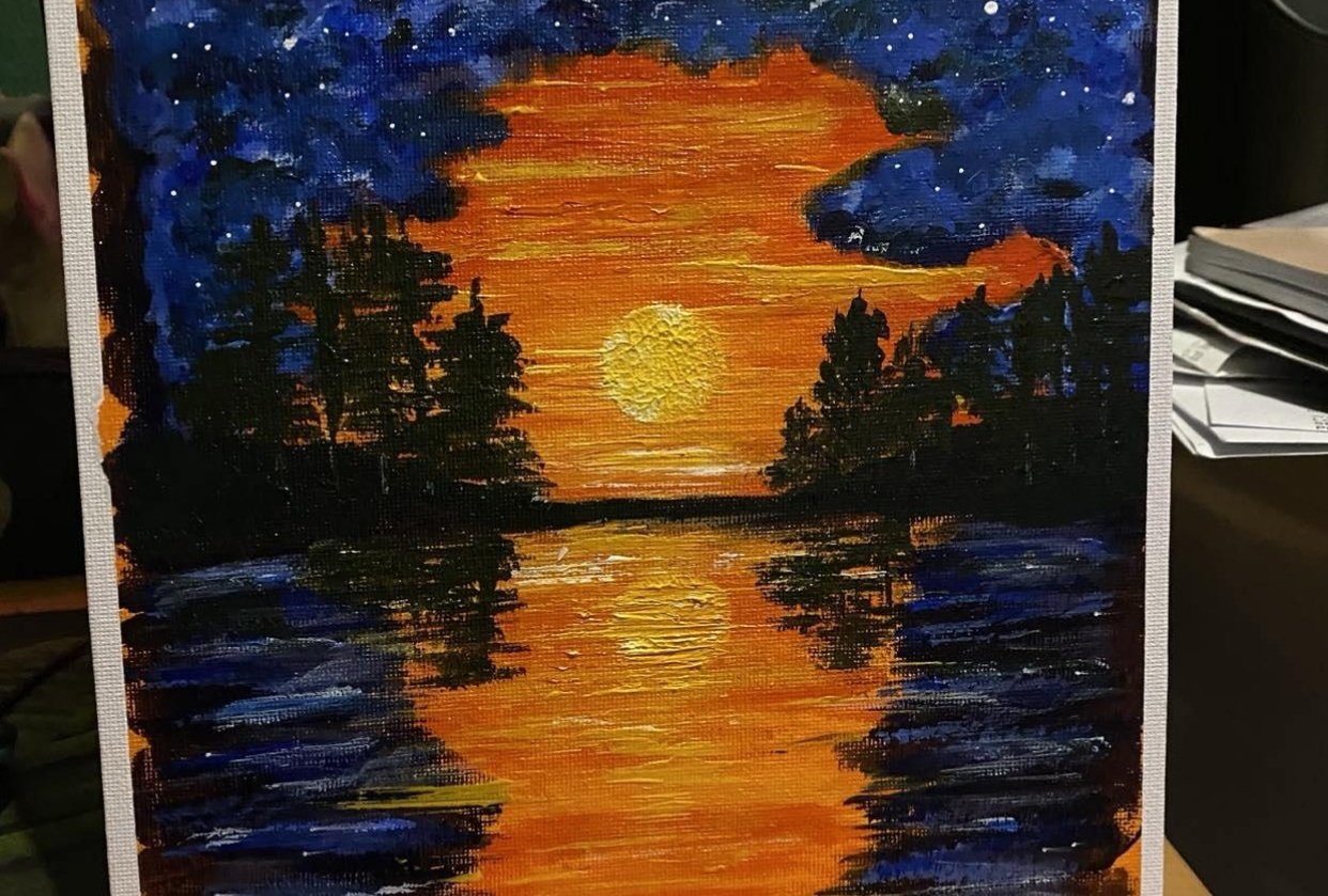 Finished Sunset - student project