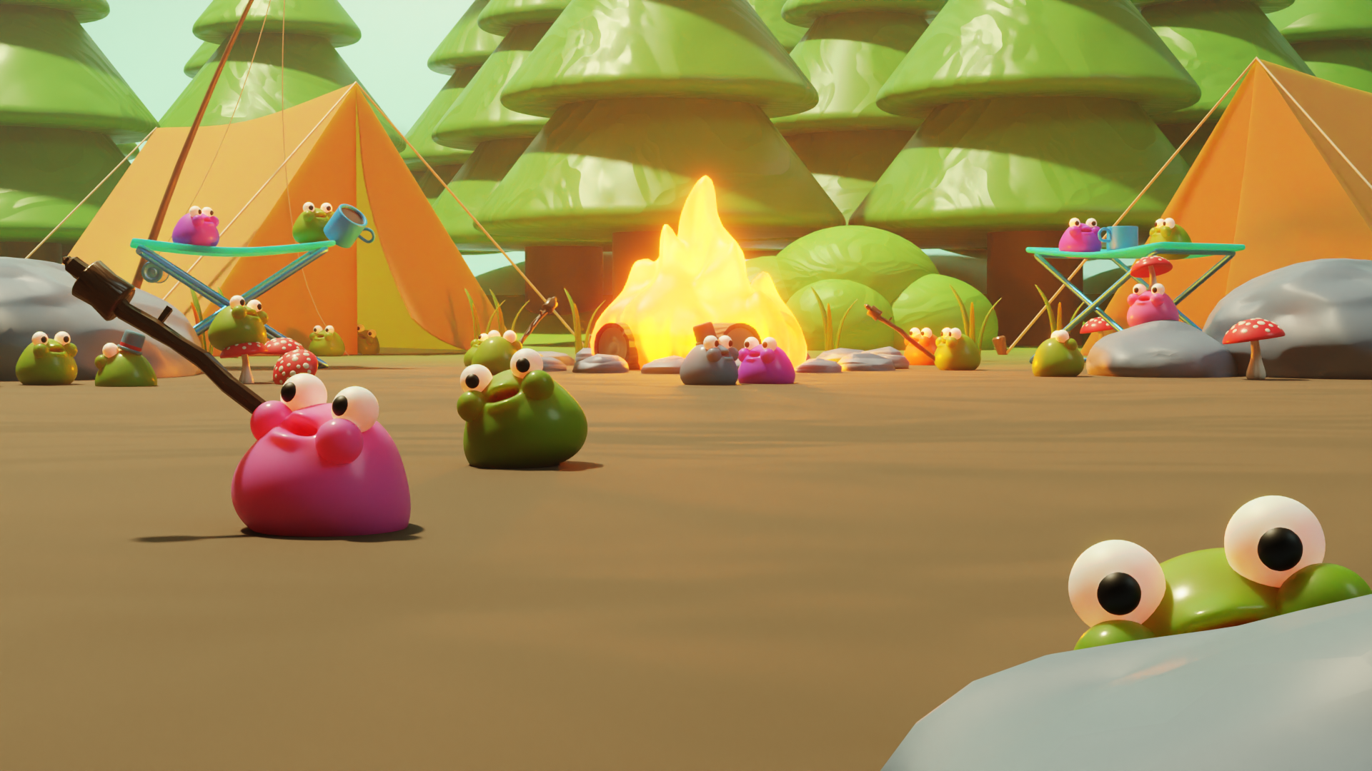Frog Party - student project