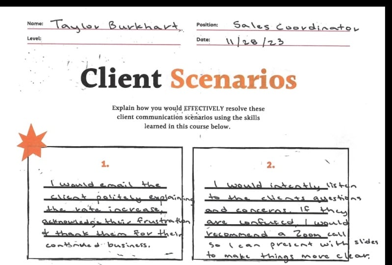 Client Scenarios