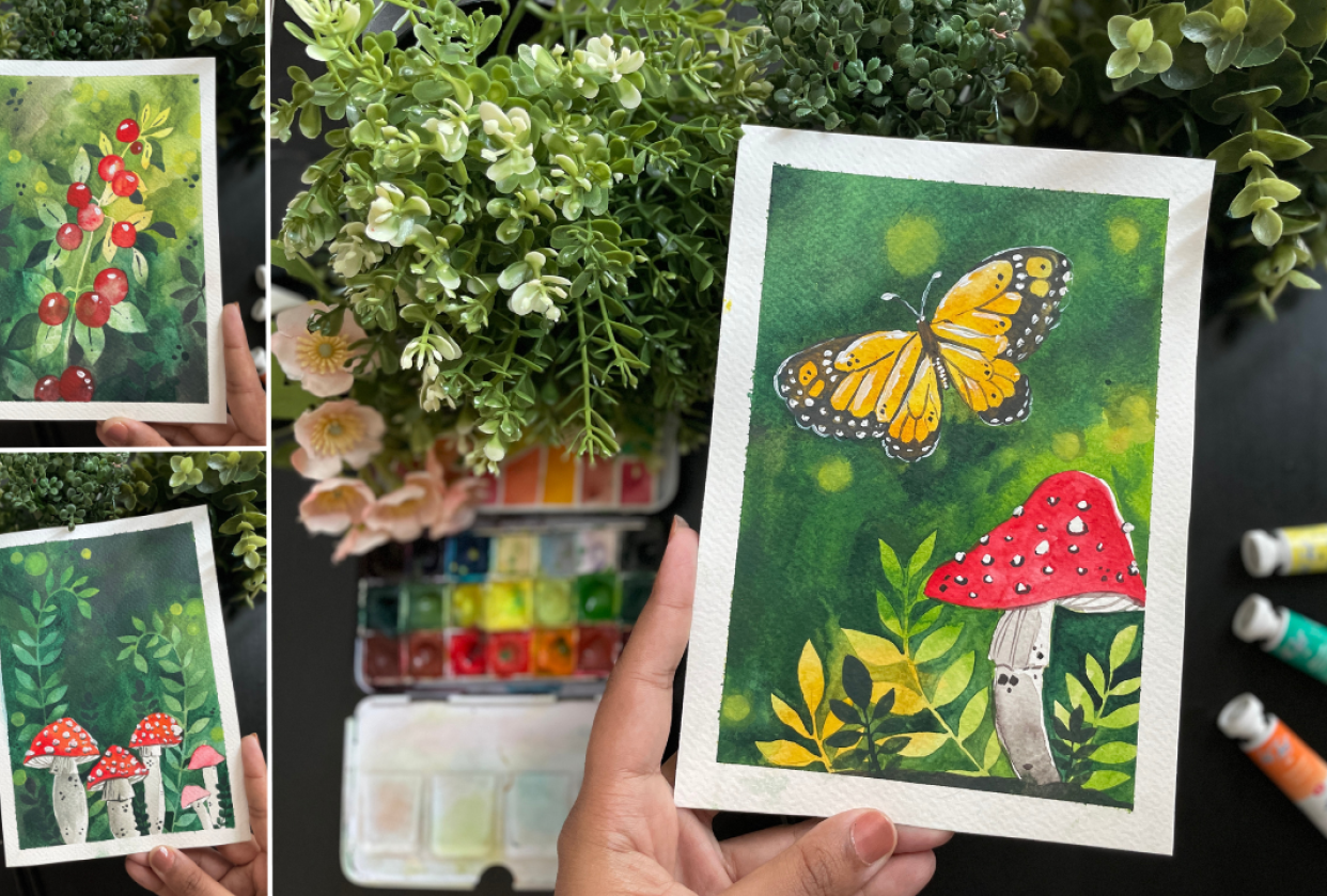 Paint Enchanting Woodlands - student project