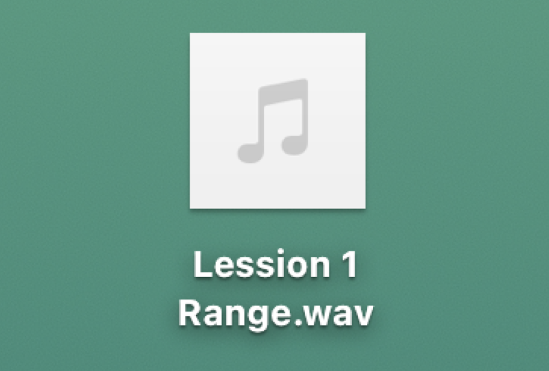 Lesson 1 Range Exercise