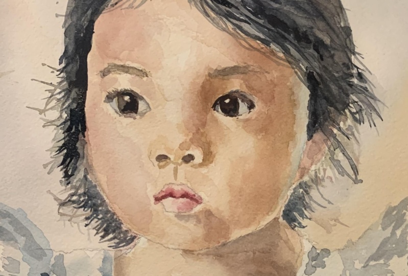 Portrait of a pretty girl.
