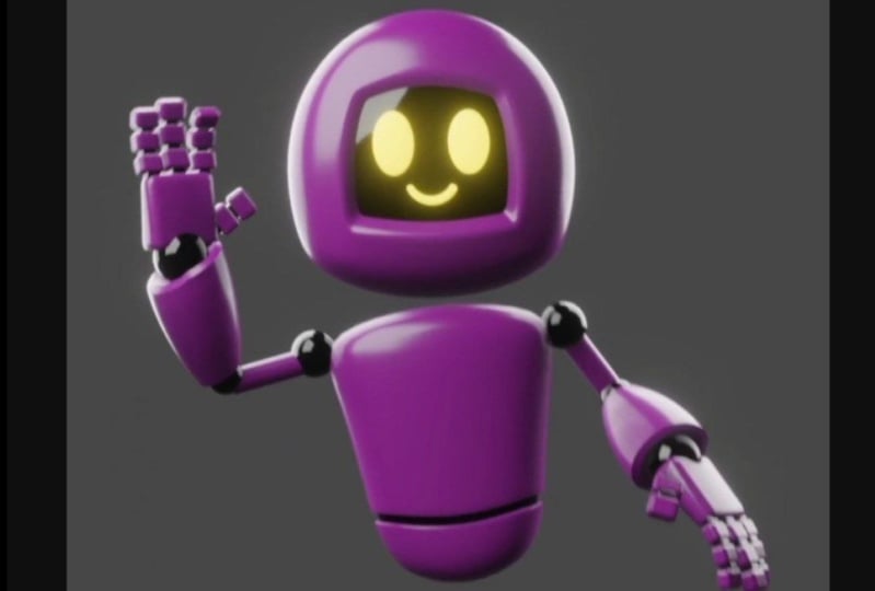 Robô 3d Animado com Blender
