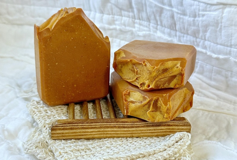 Turmeric and Honey Soap Photography