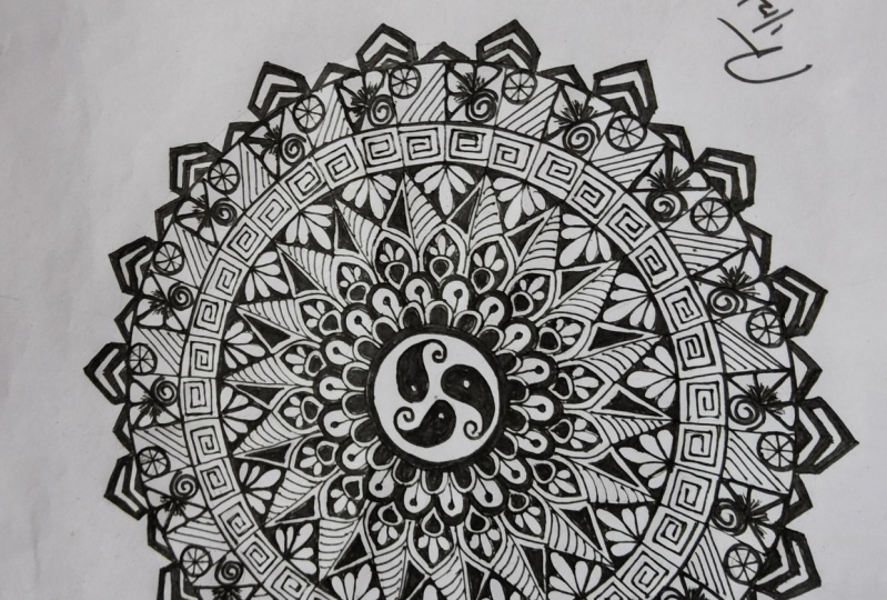 Beginning to learn Mandala Art