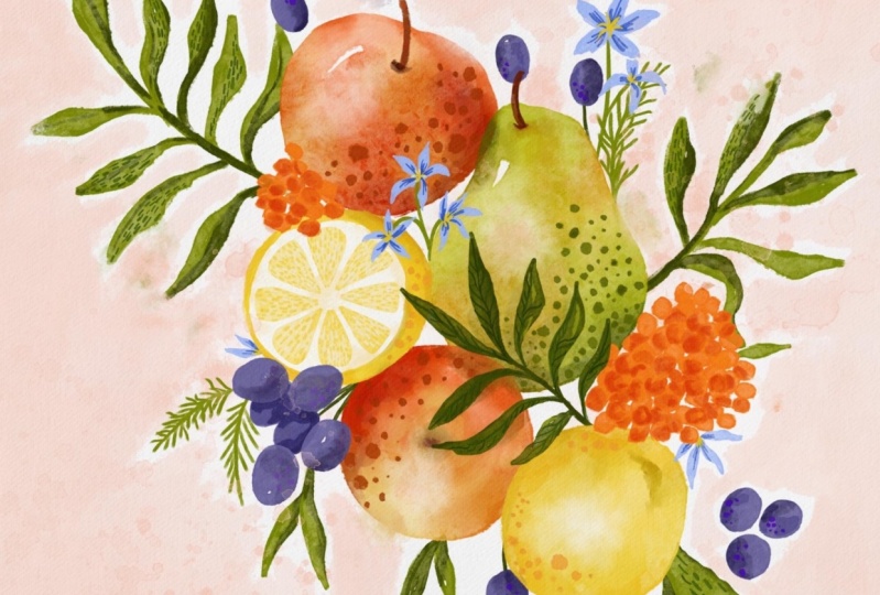 Fruit painting - example project