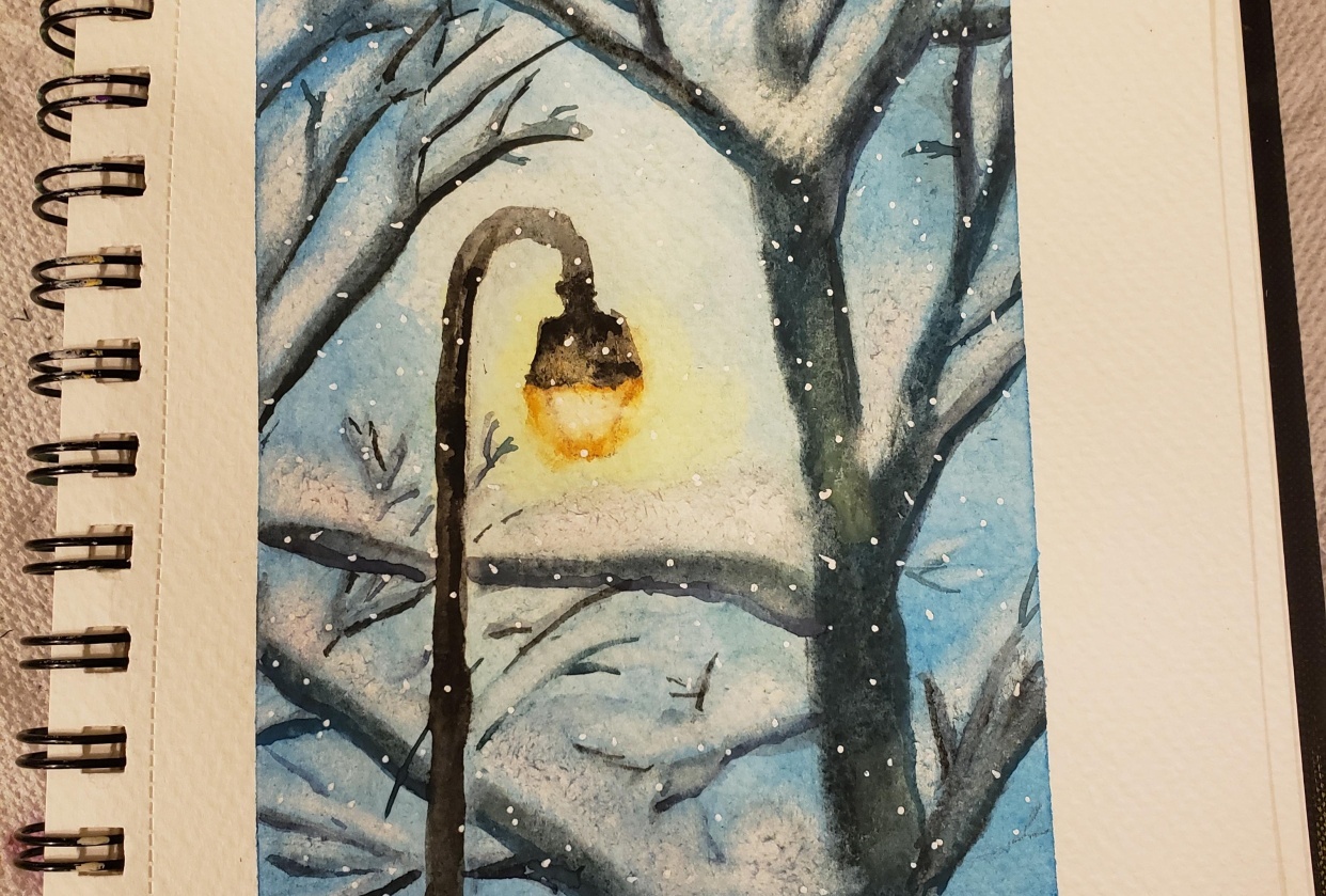 Snowy Lantern Joy - student project