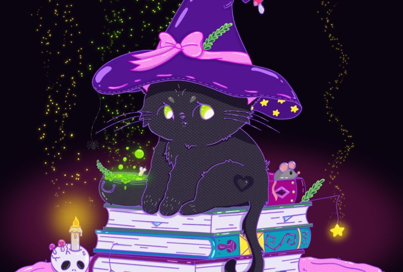 Glow kitty