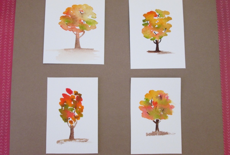 Little Autumn Trees