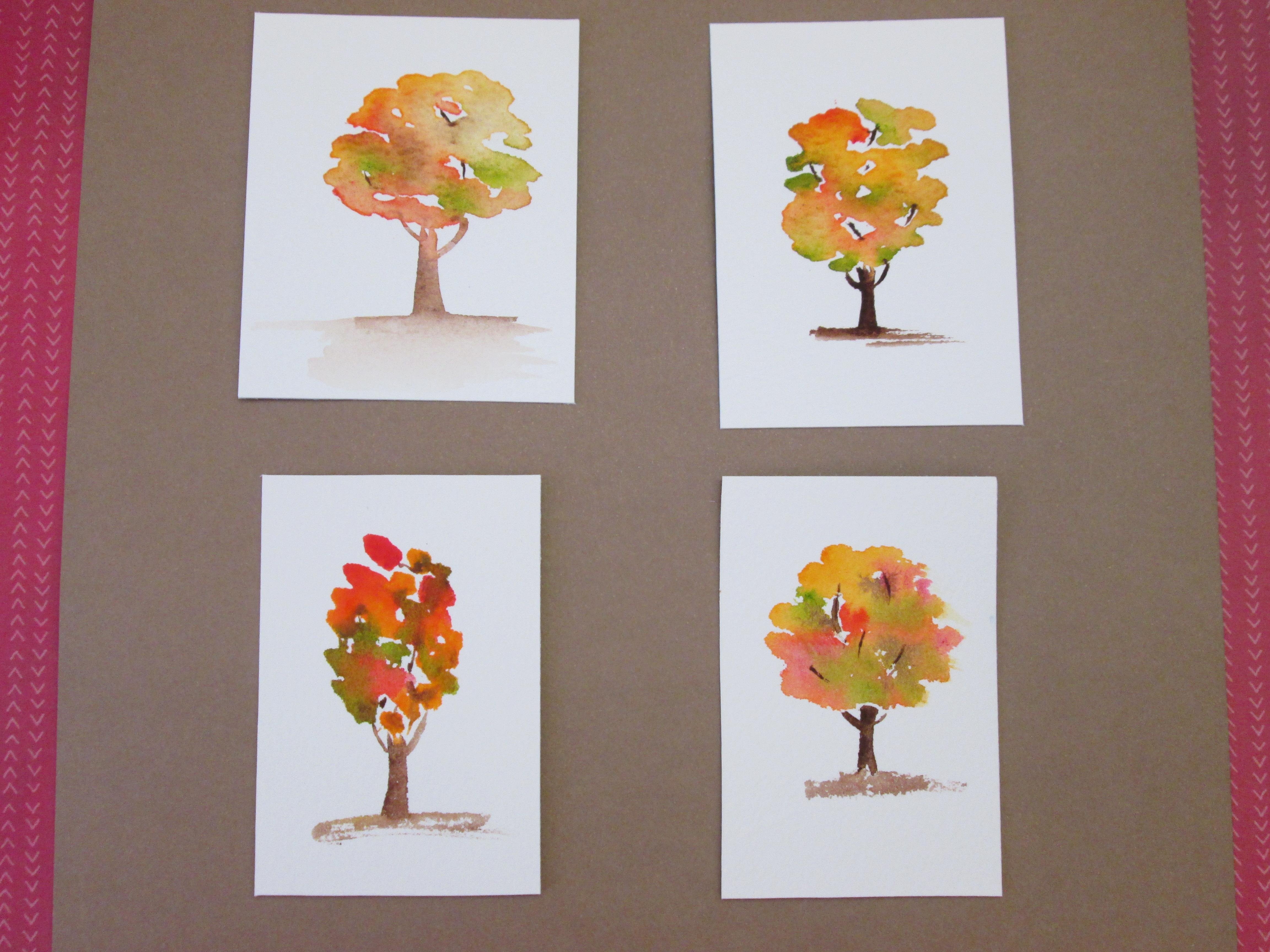 Little Autumn Trees - student project