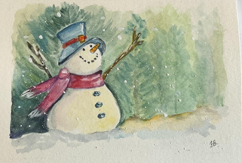 Snowman card