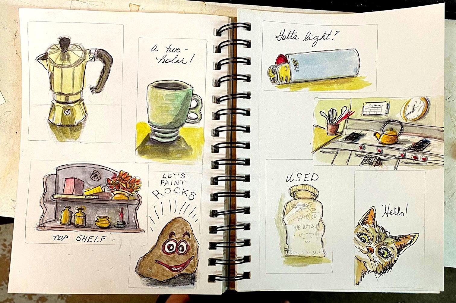 Sketching, simplifying - student project