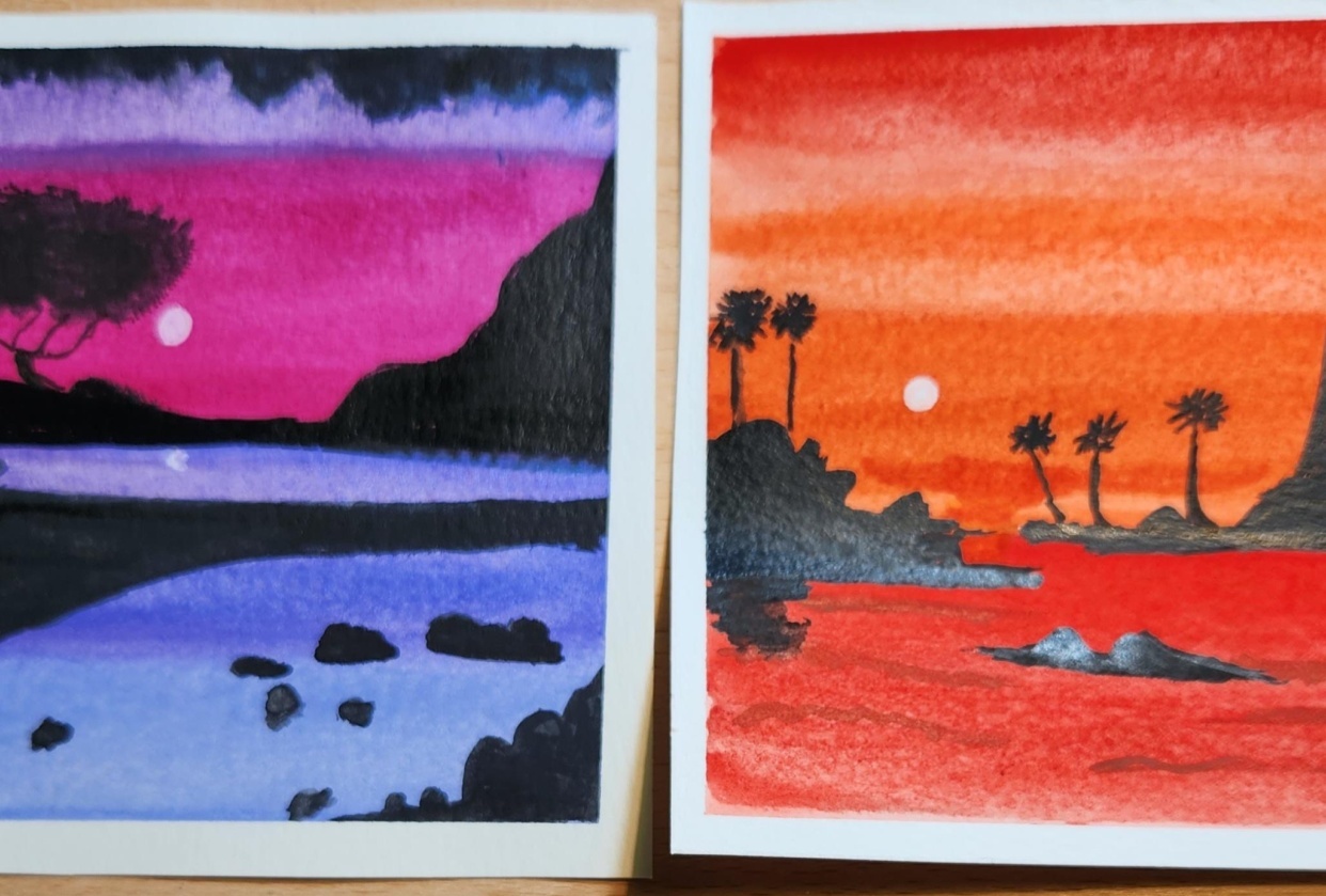 Beautiful landscapes - student project