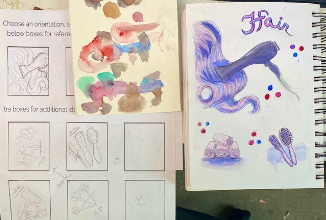 Storyboard 3 versions - student project